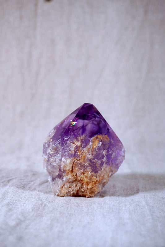 Pointed_Purple_Amethyst_Crystal_Brazilian_Unique_Special_Stone_Mineral point altar stone translucent brazilian rock quarz